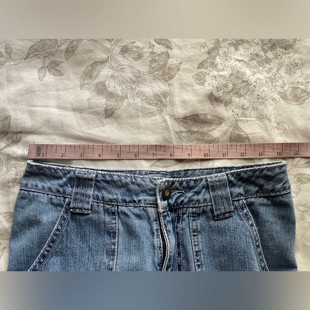 Vintage Interstate 101 Distressed‎ Low Rise Carpenter Flare Jeans 3 Bratz Party - Picture 8 of 10